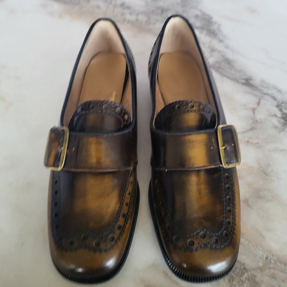 Red Goose Mary Jane Brogue Flats Size 6.5 B/2A Women's Brown